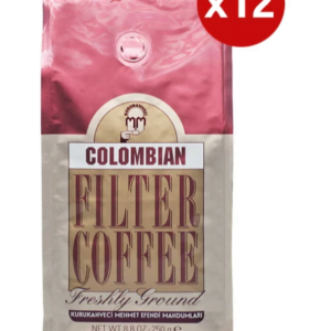 Kurukahveci Mehmet Efendi 250gr Colombian Filtre Kahve x 12