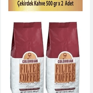 500 GR COLOMBİAN ÇEKİRDEK KAHVE 2 ADET 2X500